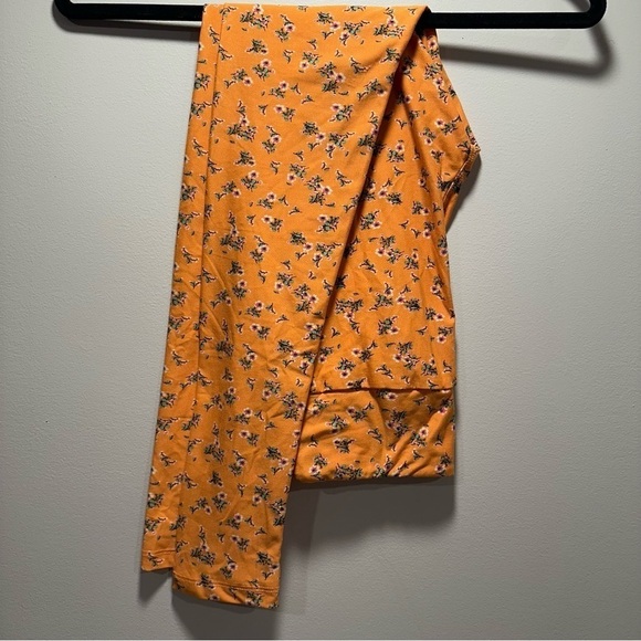 Set of 2 NEW LulaRoe OS Soft Leggings One Size 2-10 Small-Large Orange Pink - Picture 10 of 16
